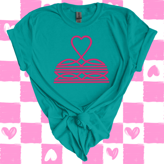 Tee - Valentine Boot Stitch