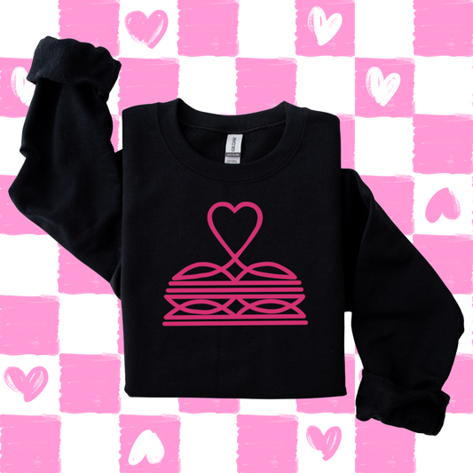 Crewneck - Valentine Boot Stitch