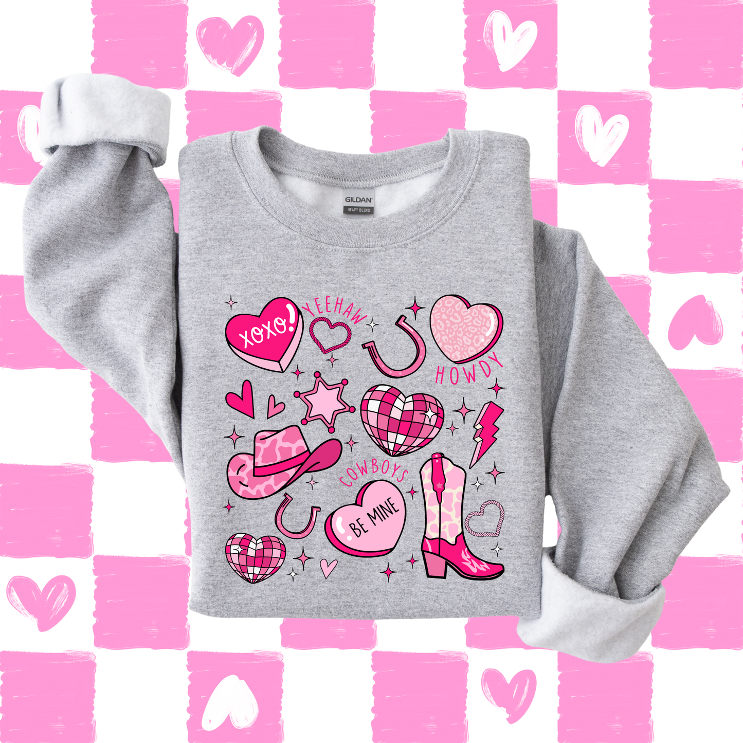 Crewneck - Pink Cowgirl Chaos